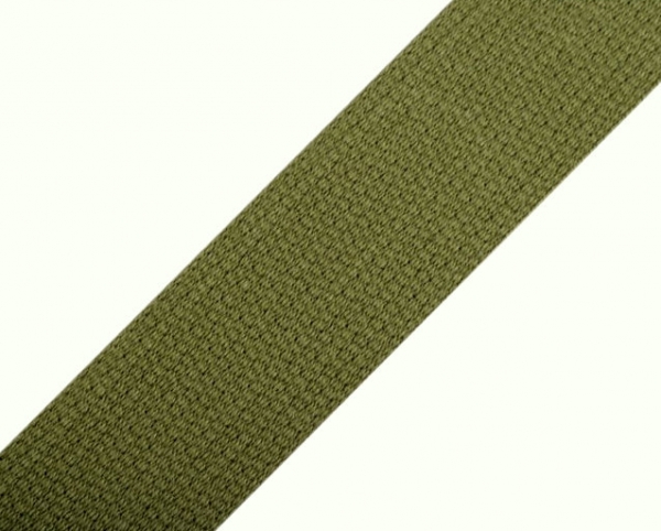 Gurtband - Baumwolle  - 30 mm - khaki